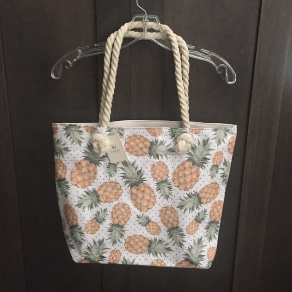 1 Left! Pineapple Sparkle Tote Bag! - Picture 3 of 6